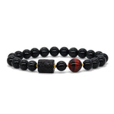 Men’s Crystal Obsidian Bracelet – Stylish Natural Stone Fashion Jewelry